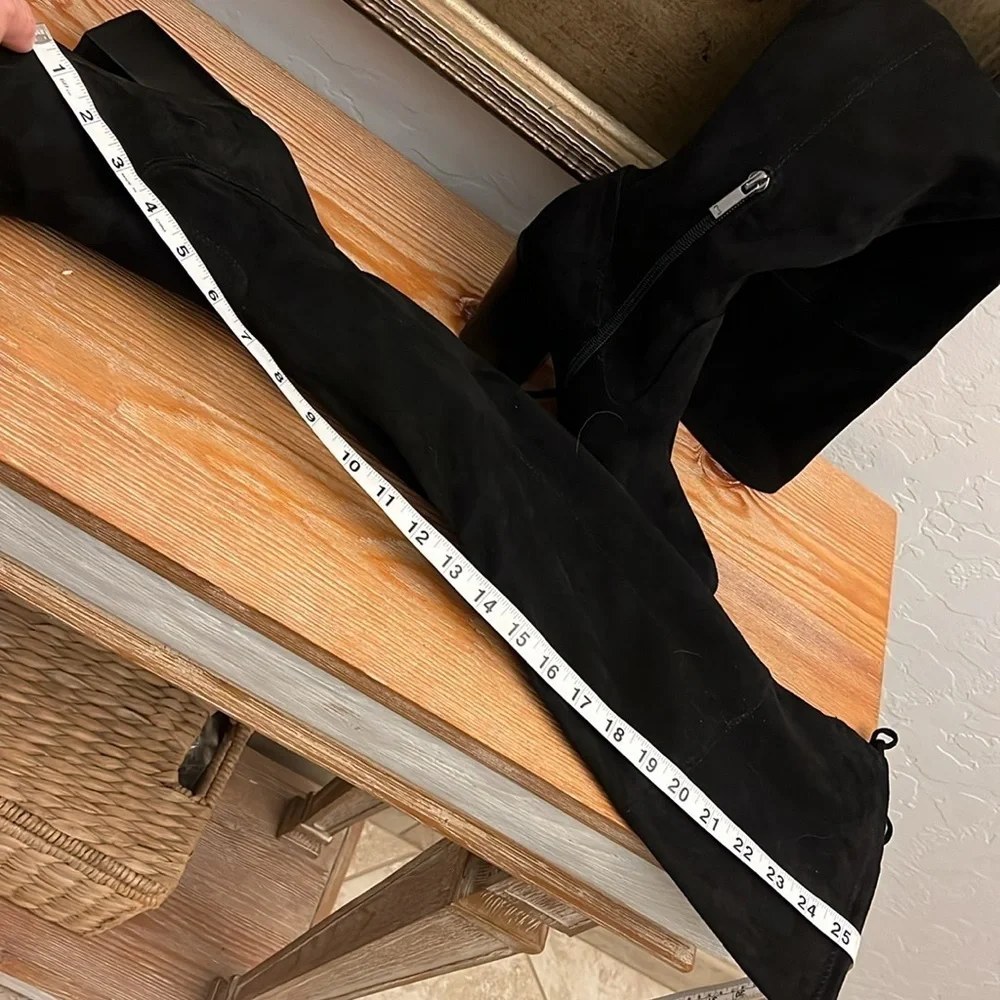 MARC FISHER Okun Womens Dressy Tall Thigh-High Black Boots - Size 6.5 NEW